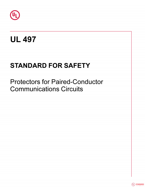 UL 497 PDF
